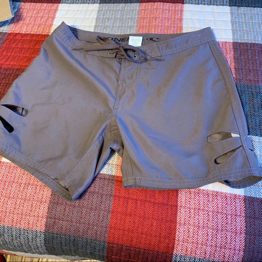O’Neill Gray Board Shorts Size 1